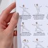 Tai Chi Workout 5-Poster-Set für Senioren Anfänger Gehen Gleichgewichts-Übungskarten für gelenkschonendes Fitness Heim-Fitnessstudio Wanddekoration für ältere Menschen Mobilität