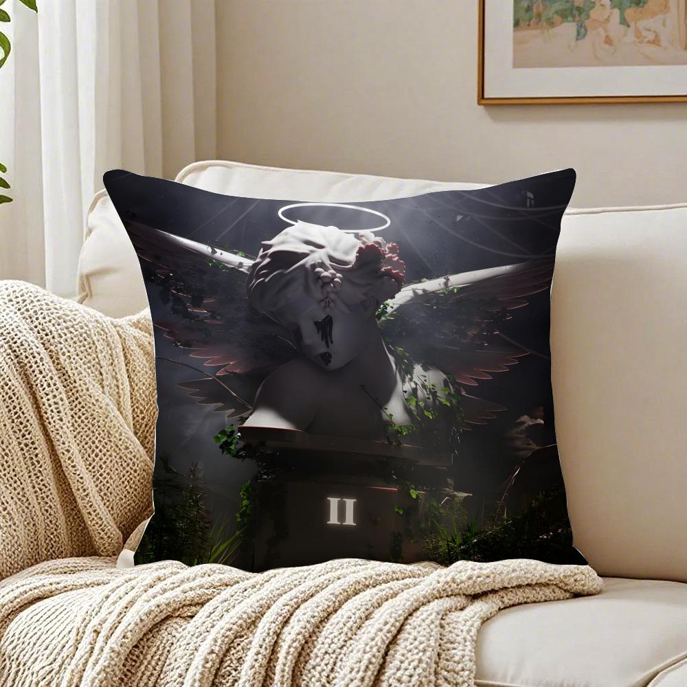 Regional Mexican Singer Sad Boy JJunior H Cushion Cover Pillowcase Antidustmite living Room Sofa Decor Cushion Room