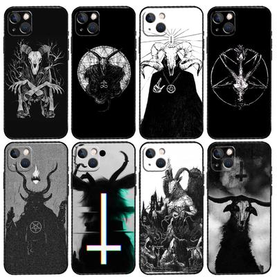 Devil Satan Dark Art Phone Case For iPhone 15 14 Plus 11 12 13 16 Pro Max Mini 7 8 X XR XS Max Cover