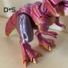 Figurka dinozaura drukowana w 3D Ruchome stawy Figurka tyranozaura Przegubowy model dinozaura Zabawka Domowe biuro Półka na książki Dekoracja biurka Ozdoba