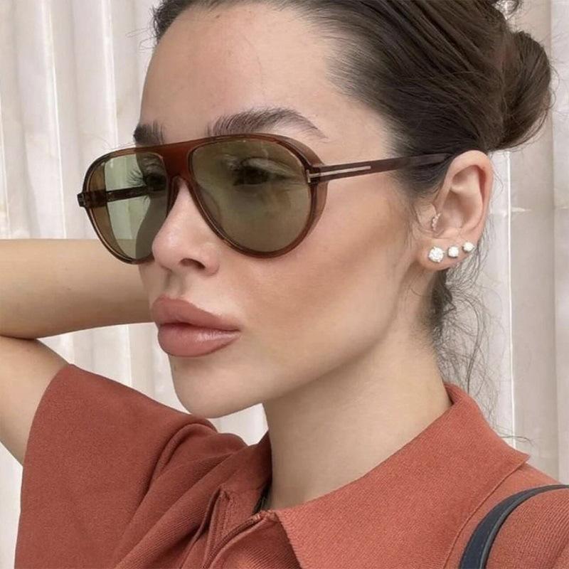 Oval Style Sunglasses Men Outdoors Windproof Goggle Sunshine Eyeglasses Lenses Fashion Aviator Vintage Sun Glasses Women Uv400