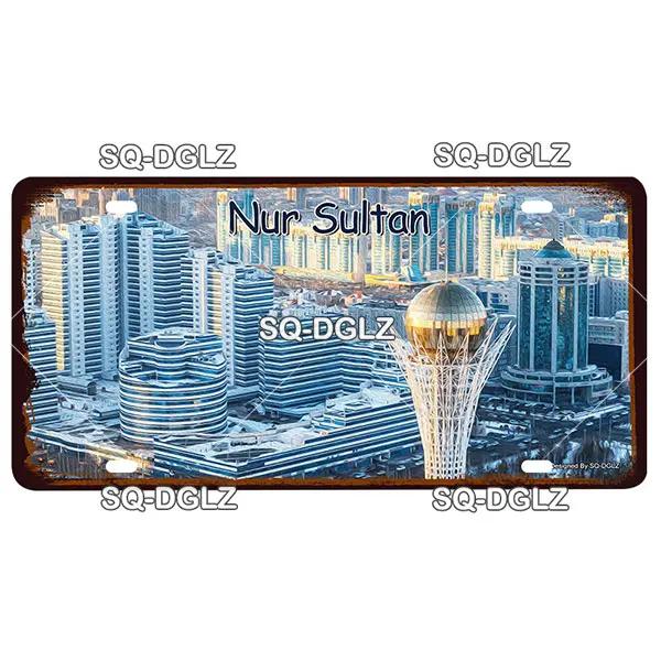 [SQ-DGLZ] Asia City 15x30cm Plate Metal Sign Vintage Plaque Tin Sign Wall Decor For Bar Country Painting Travel Poster