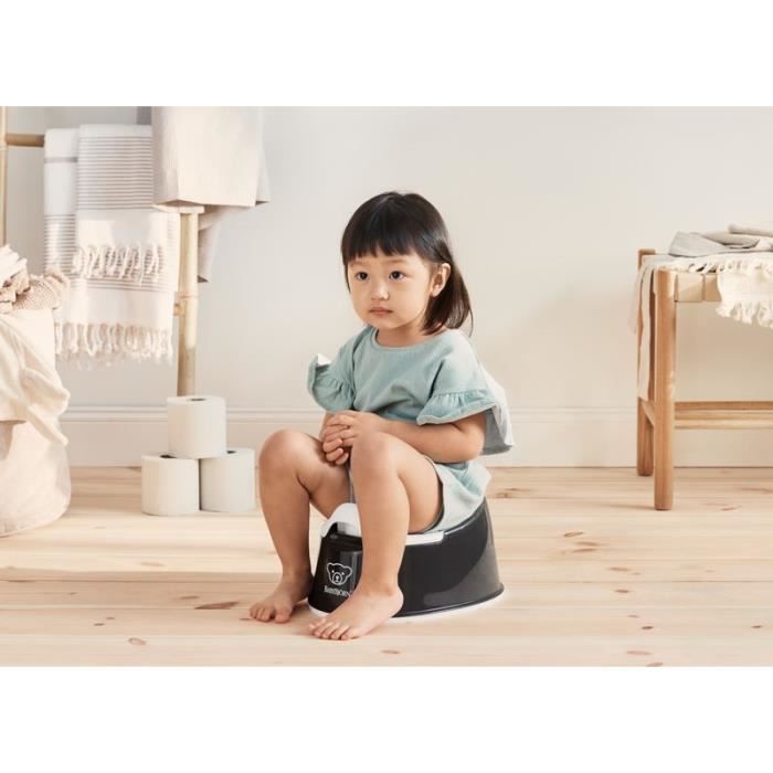 Pot smart - babybjorn - noir/blanc - petit pot pratique - conçu en suède