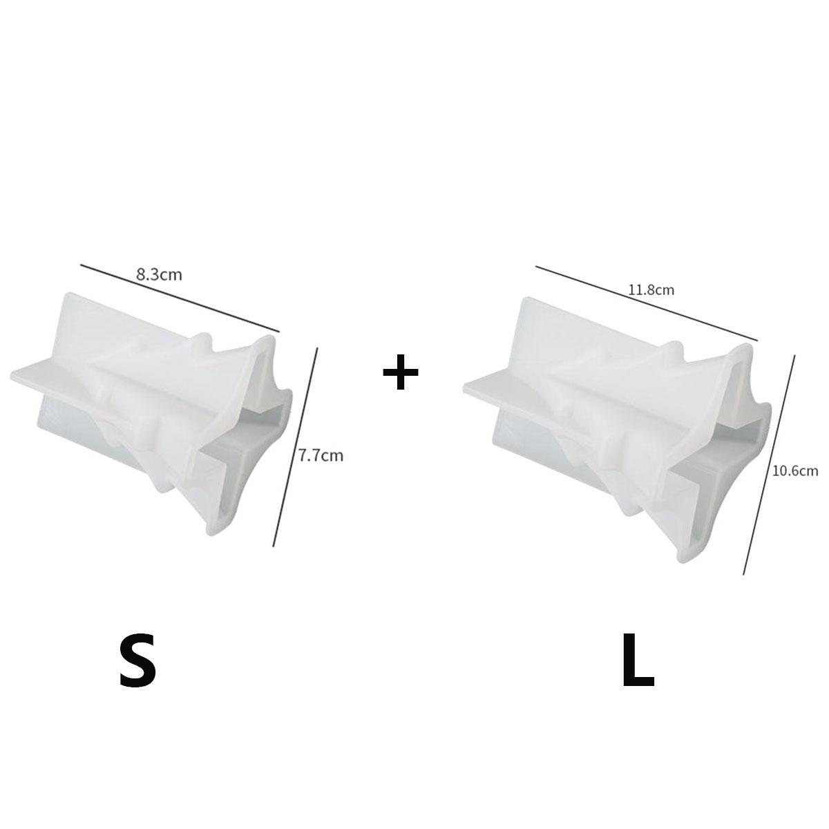 

Форма для рождественской елки, трехмерная, легко чистящаяся, многоразовая, эластичная, долговечная, сделай сам, неправильная форма, эпоксидная форма для рукоделия для дома