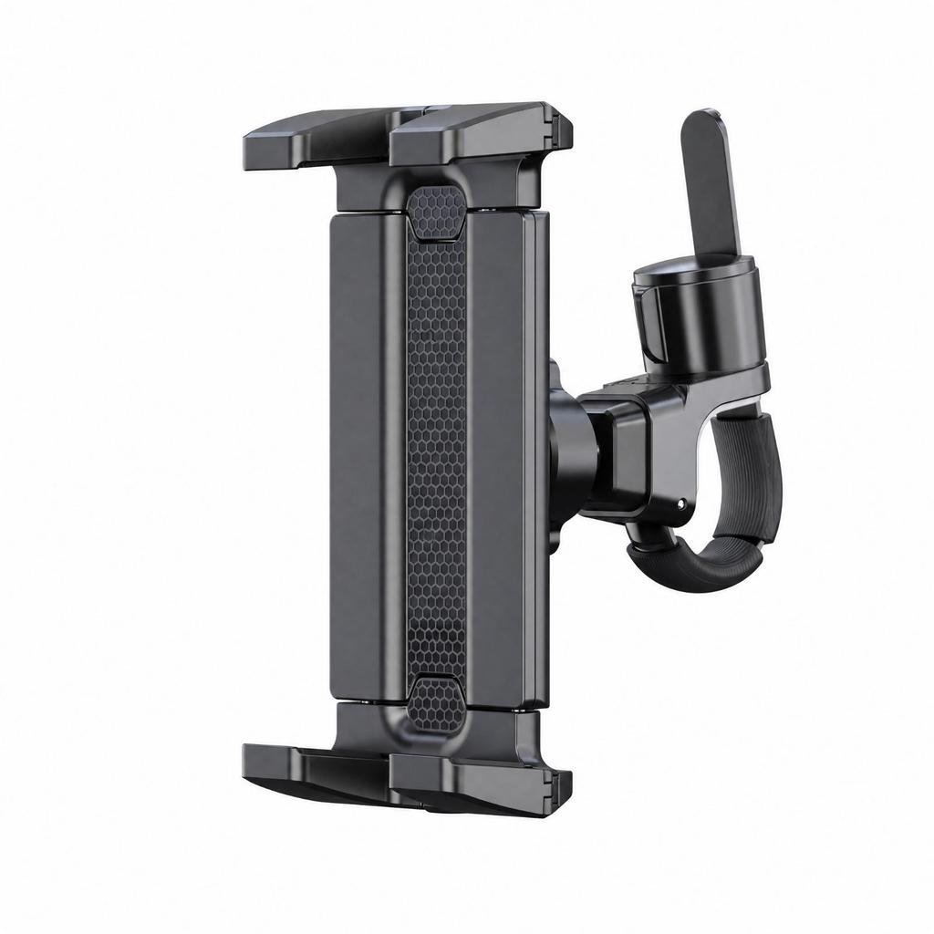Handlebar Phone Mount with Padded Grips Adjustable and Secure Device