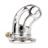 FRRK-86 10cm Long Male Chastity Device Cage SM Chastity Cage Penis Lock Sex Tools Chastity Lock Cage Lock