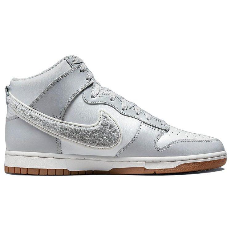 Nike Dunk High 'Chenille Swoosh Light Smoke Grey' DR8805-003