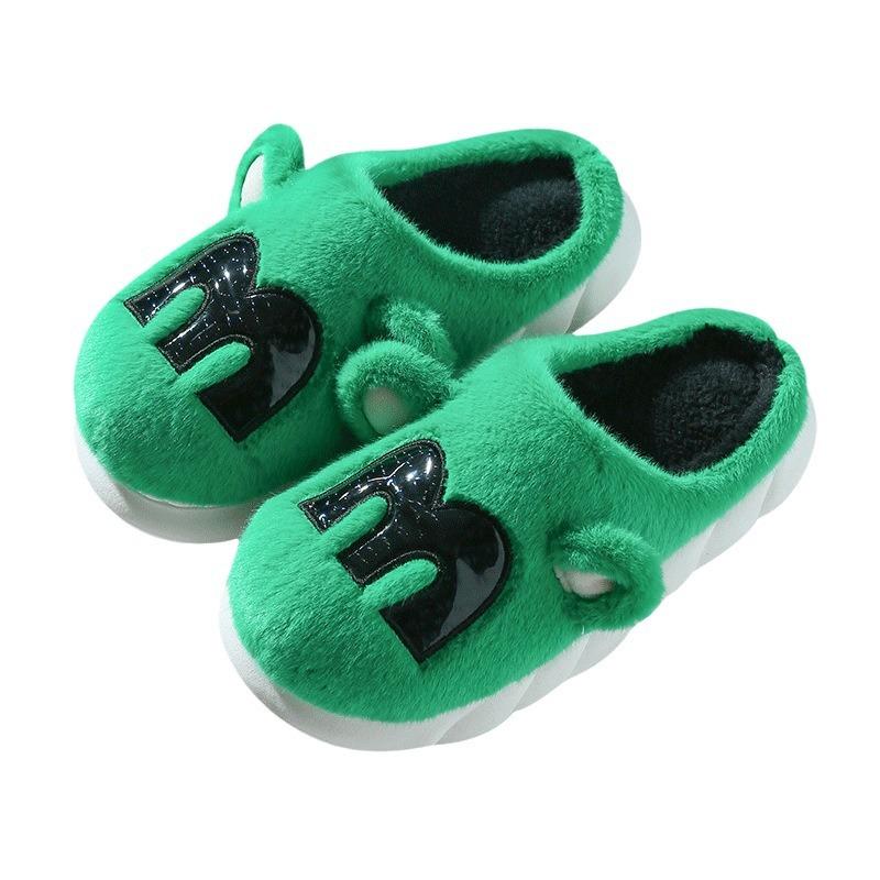 Cotton slippers women spring and autumn home indoor non-slip home winter warm winter couple plush men