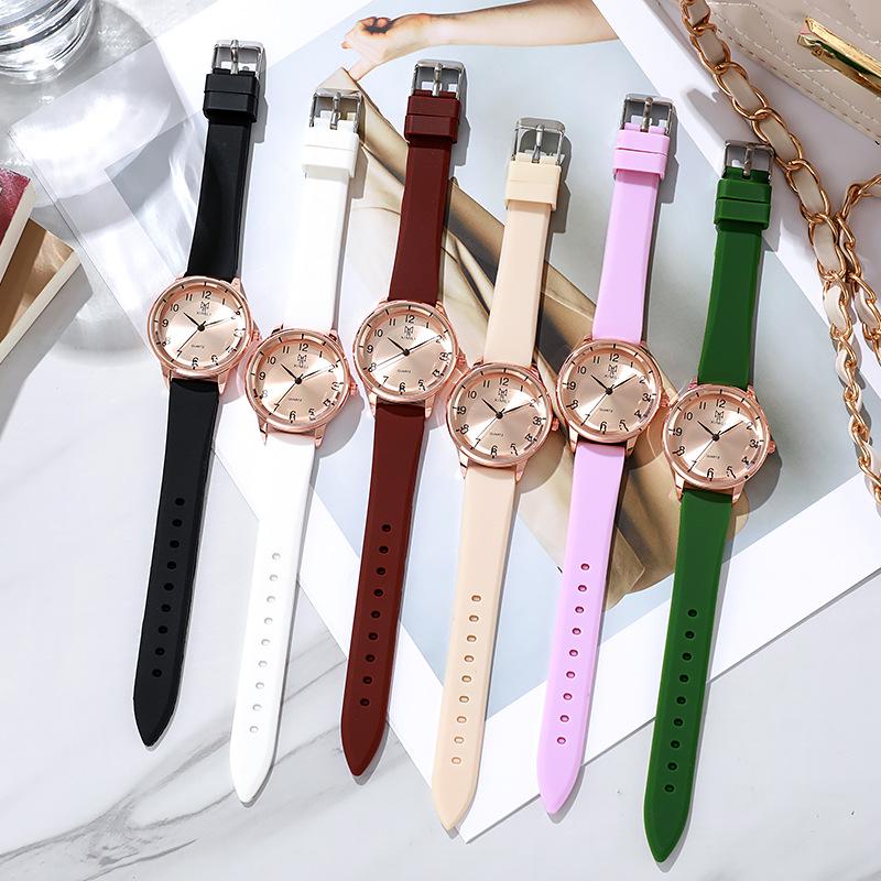 Sleek Silicone Women's Digital Wristwatch with Alloy Case and Small Dial