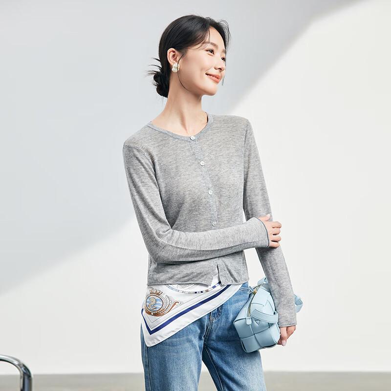 JOY SPEAKER Casual Short Knit Cardigan for Women