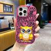 Phone Case: 2D Flat Design Suitable for iPhone 18 17 16 15 14 13 Pro Protective Case, Couple Style, Little Yellow Owl, Christmas and Halloween Gift