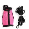 Mutil-Colors Rabbit Harness and Leash Set Breathable Pet Chest Strap Escape Proof Pet Harness  Cat
