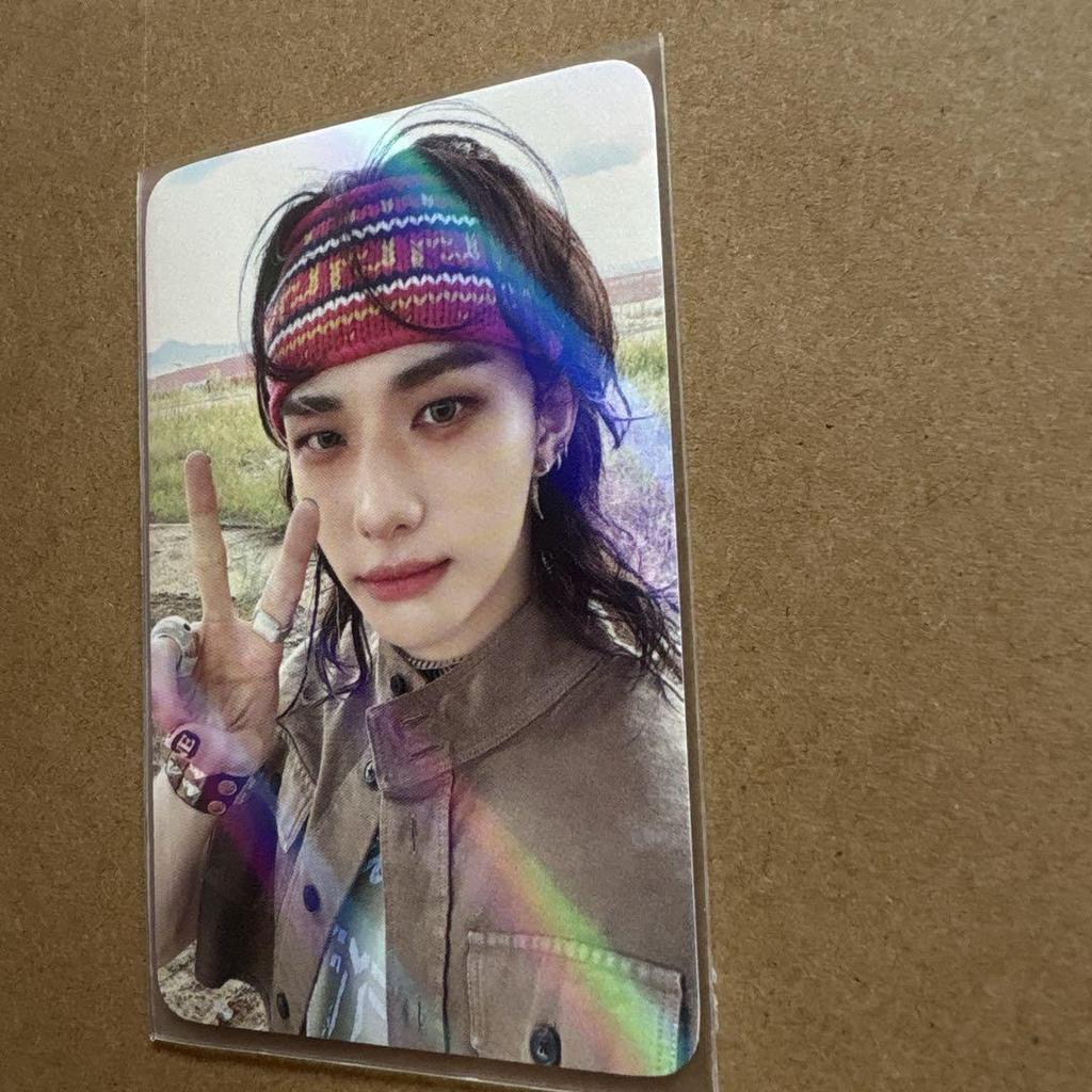 [USED] straykids sukiz hyunjin hop makestar trading card