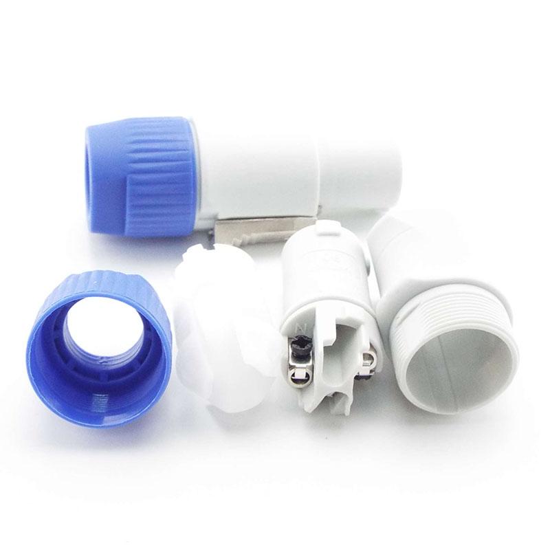 3-poliger Powercon Xlr Stecker Verriegelbares Kabel Stecker Buchse Chassis-Buchse Bohrmaschine LED-Bildschirm Bühnenbeleuchtung Netzteil