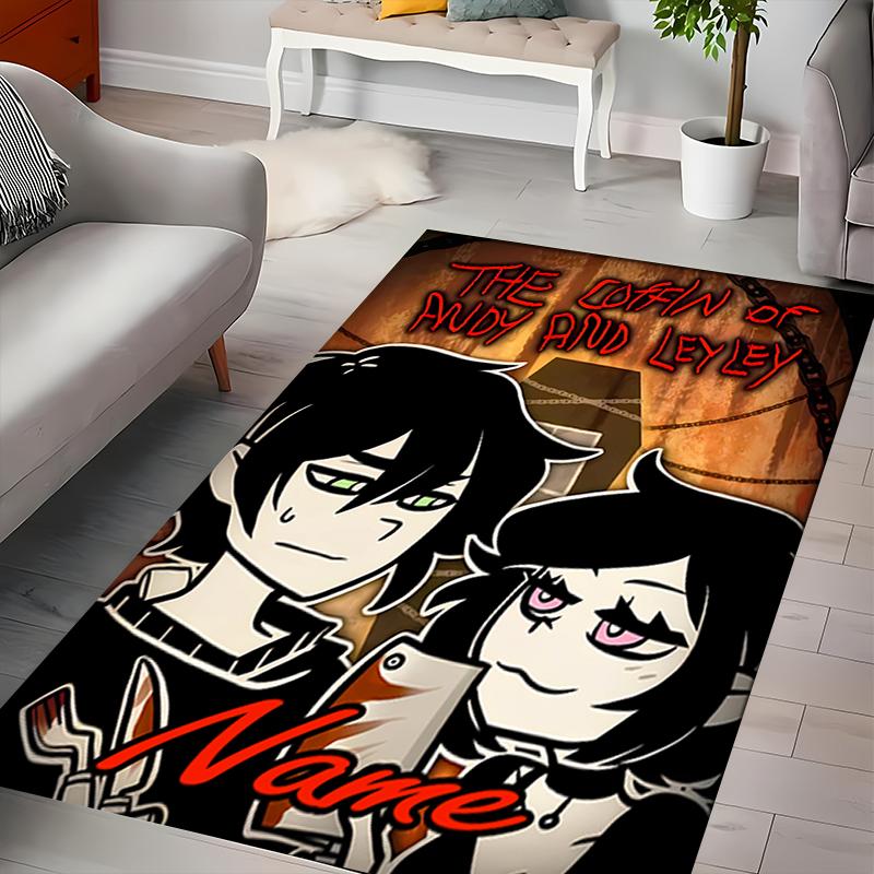 Custom personalization The Coffin of Andy and Leyley Area Rug - Perfect For Kitchen, Bathroom,Laundry Room Decor Large Size Available,Gift All Seasons