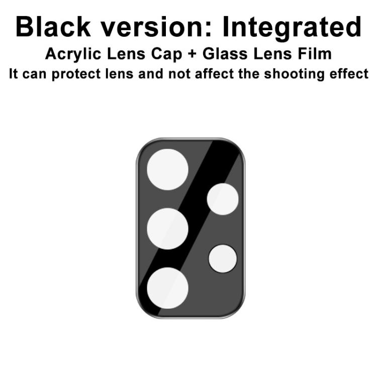imak Integrated Rear Camera Lens Tempered Glass Film with Lens Cap Black Version For Samsung Galaxy A73