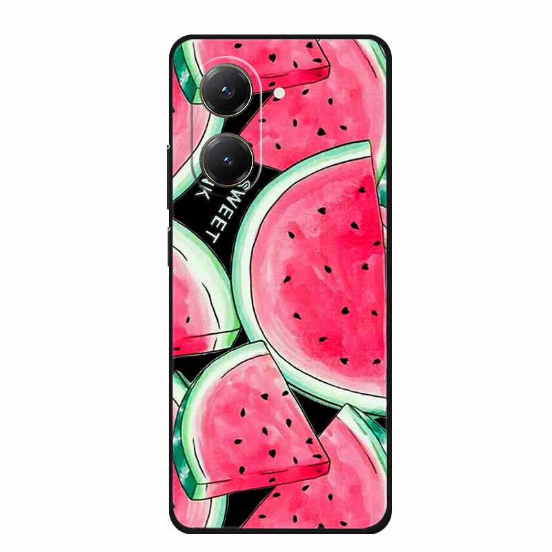 Black Silicone Case For Xiaomi Poco X7 Pro M7 4G Plus Case Cartoon Soft TPU Back Cover For Poco C71 Redmi A5 4G Phone Case C 71