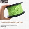 Outdoor Tent Accessory: 10M Reflective Rope, 5mm Thick, Ground Pegs, Windproof Guyline, Clothesline, Awning