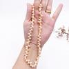 Dongdaemun Simple Collarbone Chain Retro Baroque Style Petal-shaped Freshwater Pearl Necklace Same Bracelet Women
