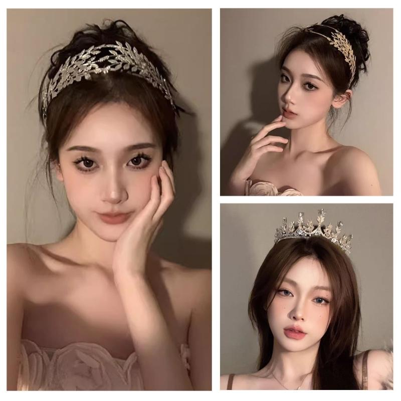 Beautifully Designed Princesses Crown with Adjustable Headwear for Fashion Lover at Birthdays Weddings or Cosplay Event