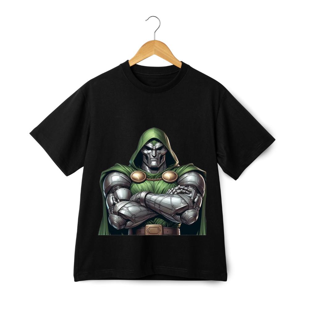 

Doctor Doom T-Shirt - Fantastic Four Comic Villain Arms Crossed Graphic Tee 4XL