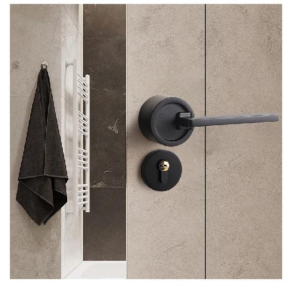 Nordic Door Handle Simple Indoor Mechanical Lock Bedroom Study Office Wooden Door Handle Split Lock