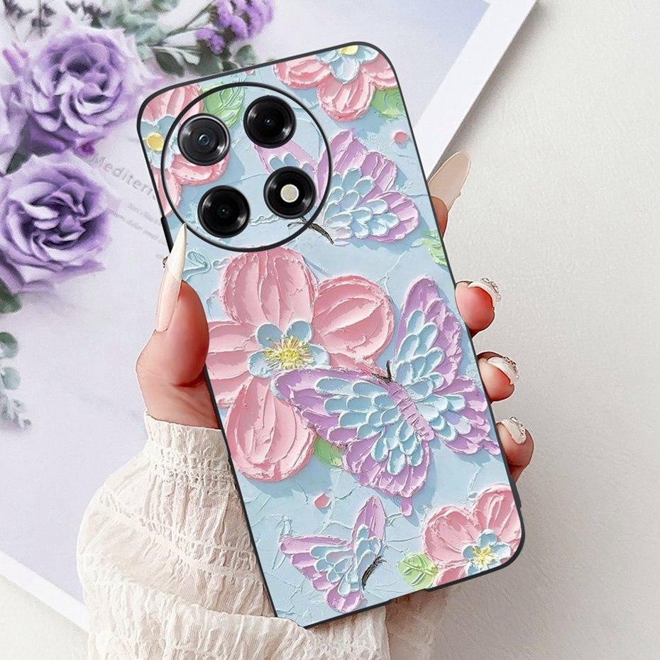 New Design Phone Case For Tecno Camon 30S Pro Camon30S CLA5 CLA6 Black Silicon Soft TPU Back Cover For Camon 30S 30SPro 4G