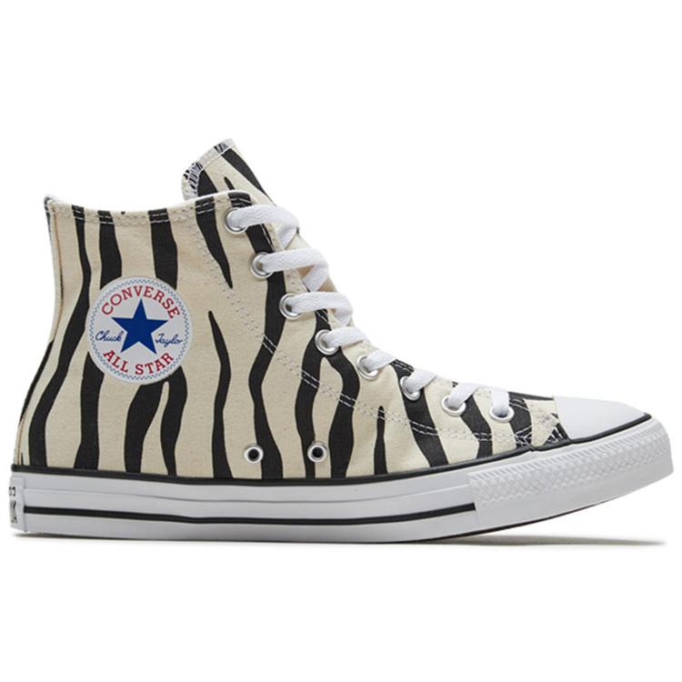 Converse Archive Print Chuck Taylor All Star High Top In Black/Greige 166258C