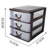A25F-Multifunctional Drawer Storage Box Desktop Organizer Jewelry Holder Drawer Storage Box