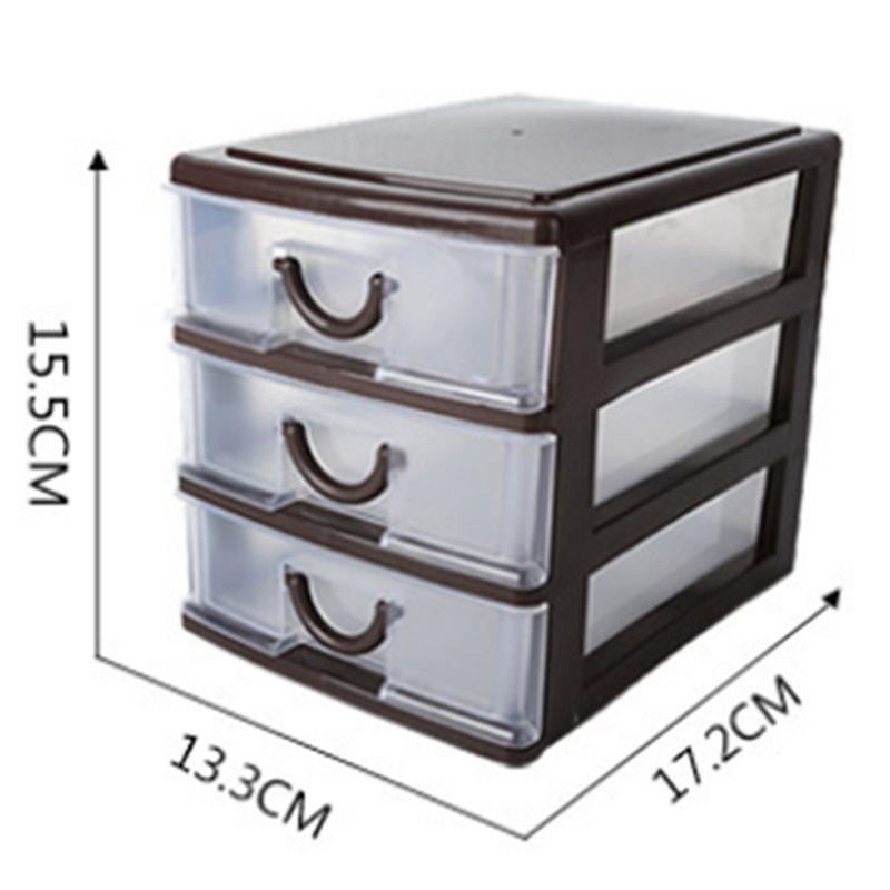 A25F-Multifunctional Drawer Storage Box Desktop Organizer Jewelry Holder Drawer Storage Box