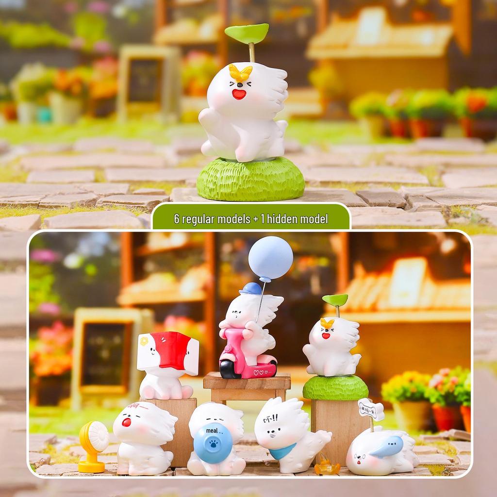 Guochao Hanfu Girl Figurine: Spring Breeze Blind Box Collectible – Dreamy Decor & Gift