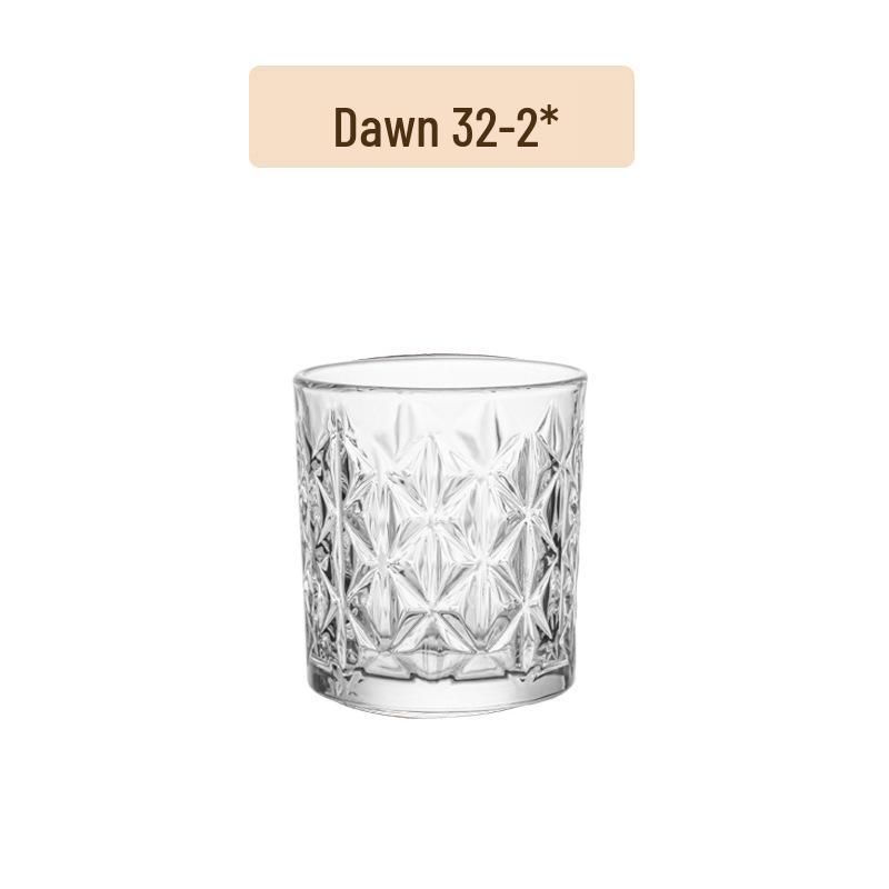 Green Apple Retro Crystal Glass Set – Wine, Whiskey, Beer, Liquor Glasses for Home Bar