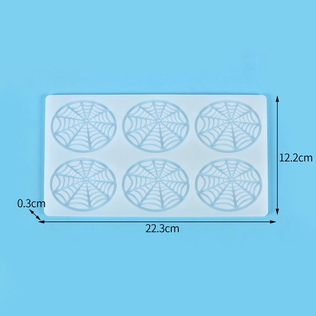Halloween Spiders Web Silicone Mold DIY Chocolate Mould Dessert Fondant Mold Spiders Web Kitchen Baking Mold Cake Decors