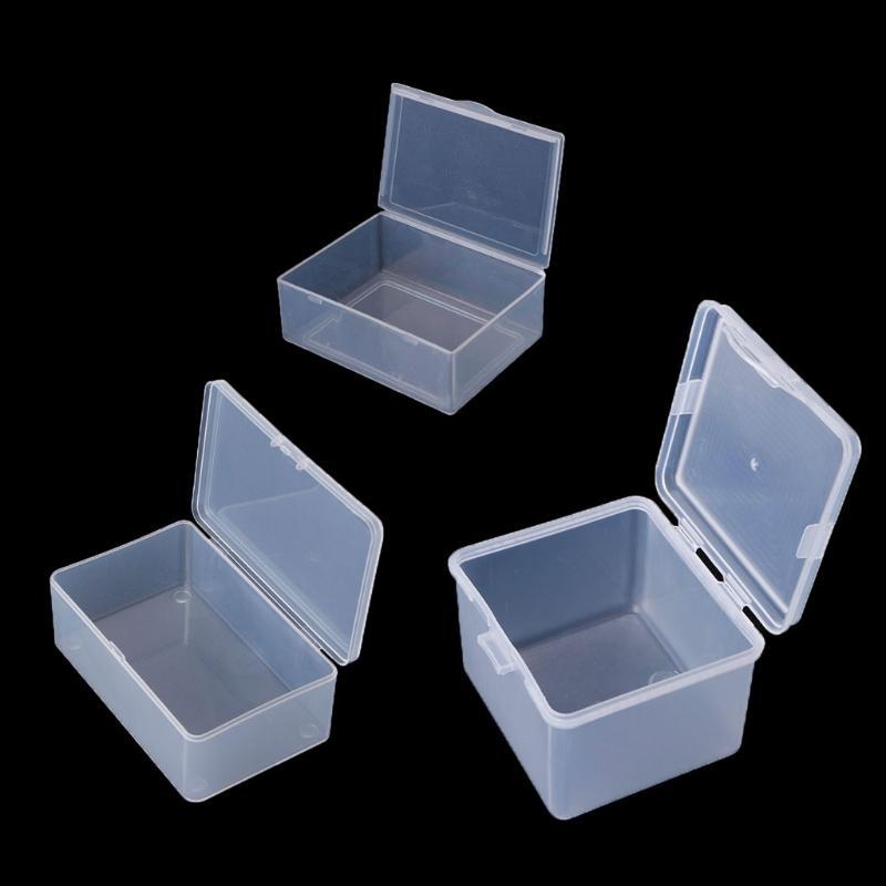 Rectangular Plastic Clear Storage Box Jewelry Beads Collection Container Organiz top sale China Mainland