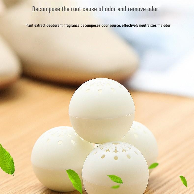 Sneaker & Wardrobe Deodorizer Balls - Long-Lasting Scent & Bacteria Absorption