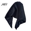 Decorative Neck Scarf Pure Color Headscarf, Large Triangular for Women, Adjustable Strap Turban Headband, Soft Elastic Head Wrap Sun Protection