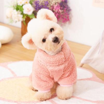 New Dog Four Legged Clothing Autumn and Winter Double Sided Thick Plush Warm Pet Clothing