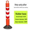 80cm Traffic Rubber Anti-Collision Post