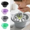 Foldable Face Ice Bath Bowl Stress Relief Rapid Cooling Washbasin  for Women Girls
