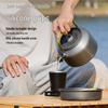 OEING Outdoor Portable Aluminum Camping Kettle