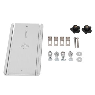 Electric Jig Saw Flip Board Aluminum Alloy Router Table Insert Plate for Woodworking