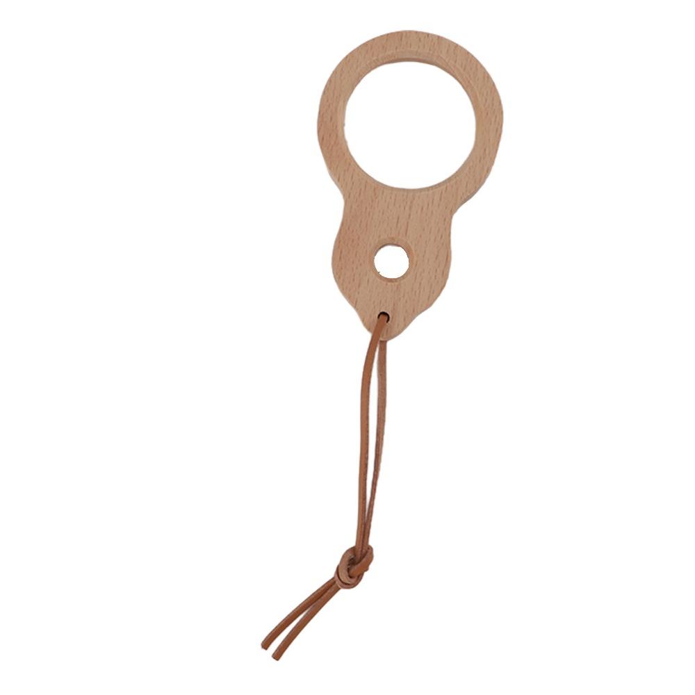 Wooden Handle Magnifying Glass Portable Handheld Wooden Magnifier Lightweight Durable Handheld Magnifier Observation Exploration