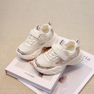 Girls' Sports Shoes 2025 New Spring and Autumn Children's Shoes Mesh Breathable Dad Shoes Summer Men's Middle-aged and Older Children's Mesh Shoes