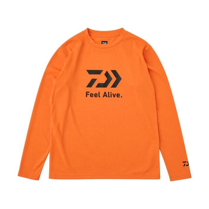 [Daiwa] Clean Ocean Long Sleeve Shirt DE-8025 Light Orange XL