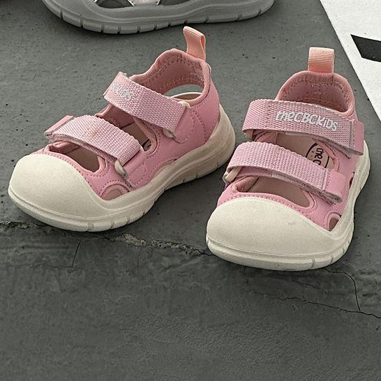 

XSHX Mountain Sandals Children s Functional Shoes Baotou Anti-collision Bag Heel Steady Foot High-end Students for Boys and Girls 25