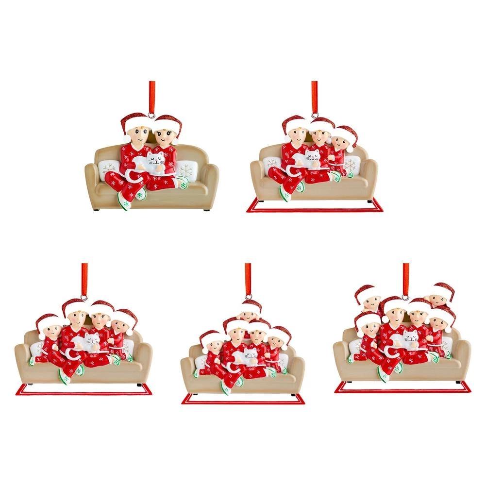 Christmas Decorations For Home DIY Personalized Family Pet Cat Christmas Tree Hanging Ornament Pendant Xmas Decoration