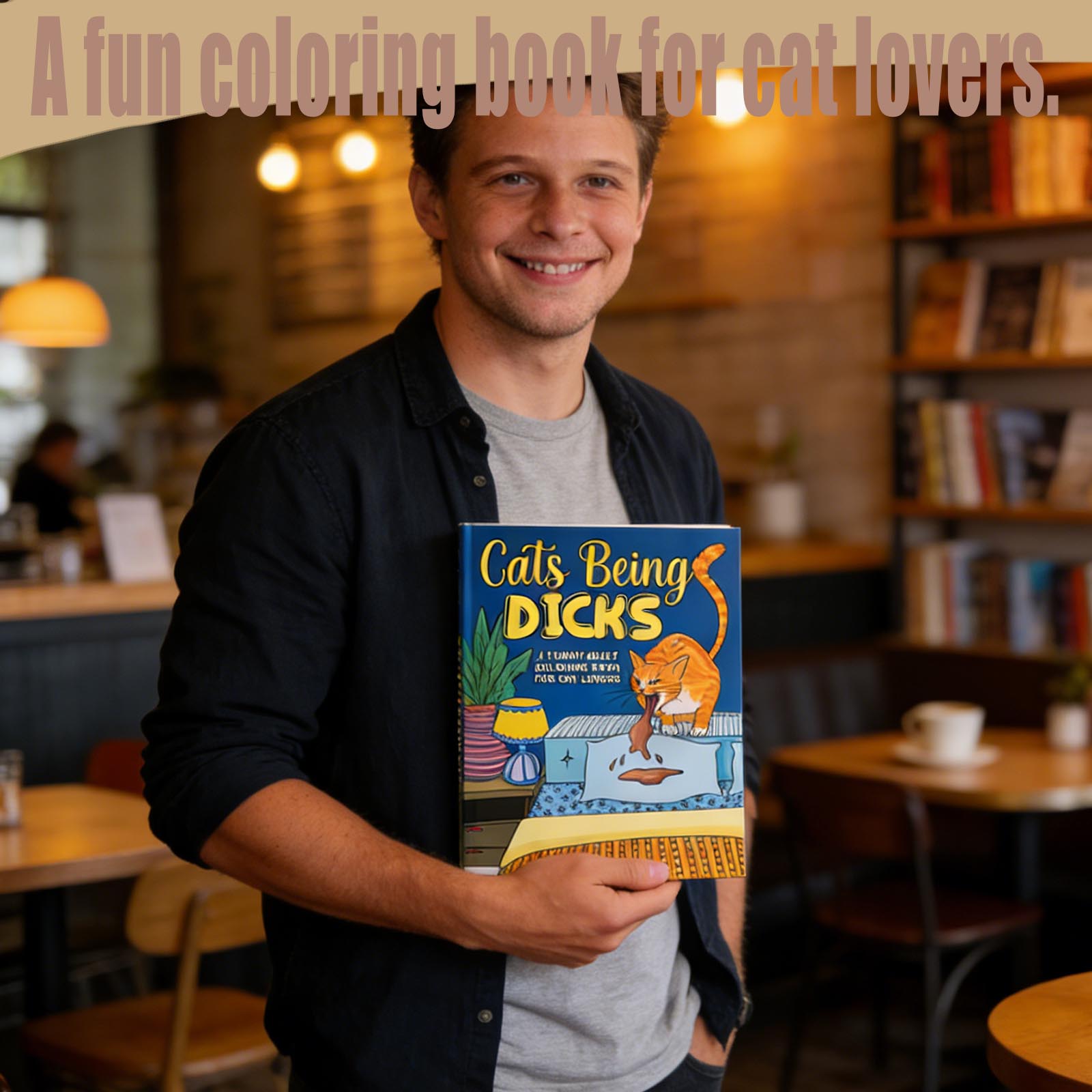 A Fun Coloring Book For  Lovers. One Size