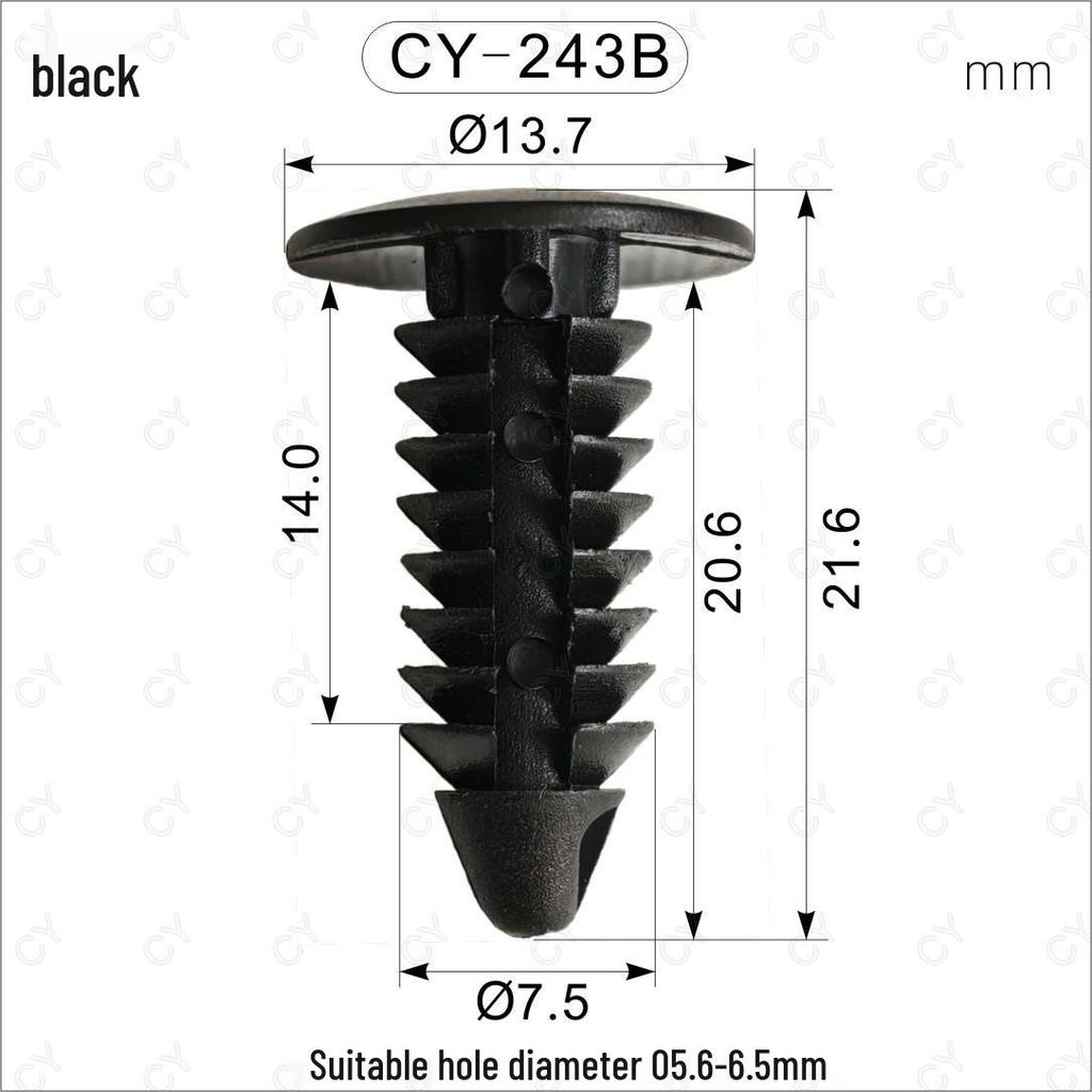 Universal Nylon Christmas Tree Car Rivet Screws