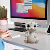 Dragon Duck Figurine Middle Finger Dragon Statue Desk Buddy Sassy Flip-off Duck Dragon Prank Gift