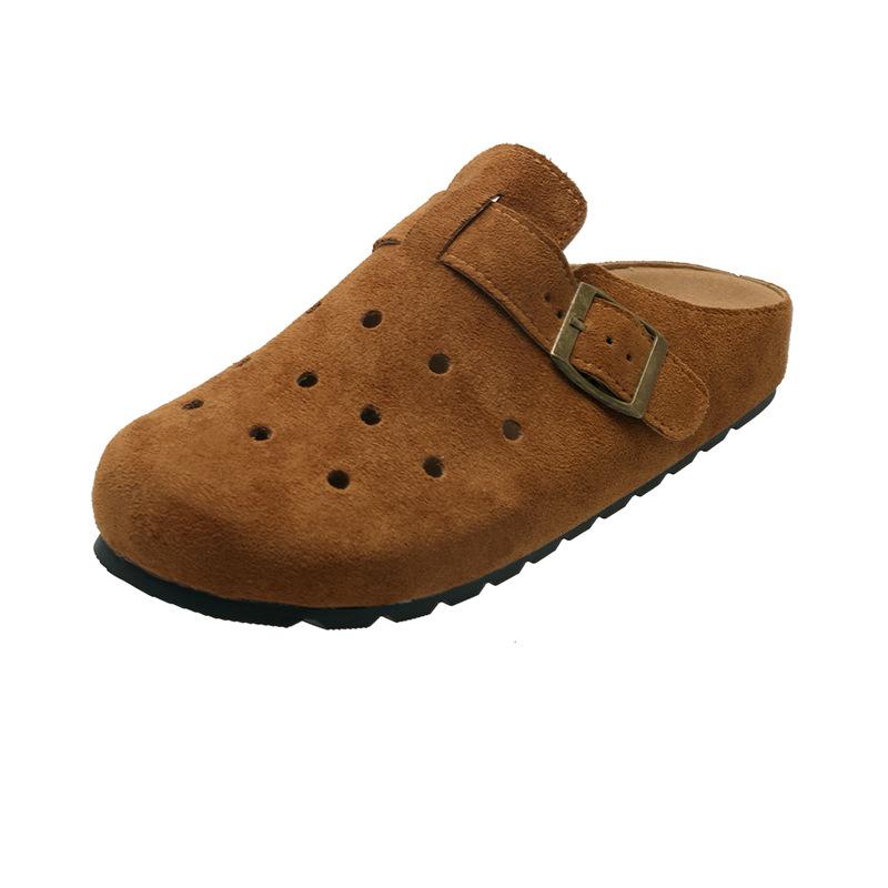 

Women’s Closed-Toe Platform Slip-On Birkenstyle Slide Sandals Soft Sole Summer Shoes 35